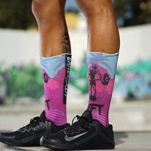 Calcetines deportivos CrossFit® Printed White Mujer/Hombre